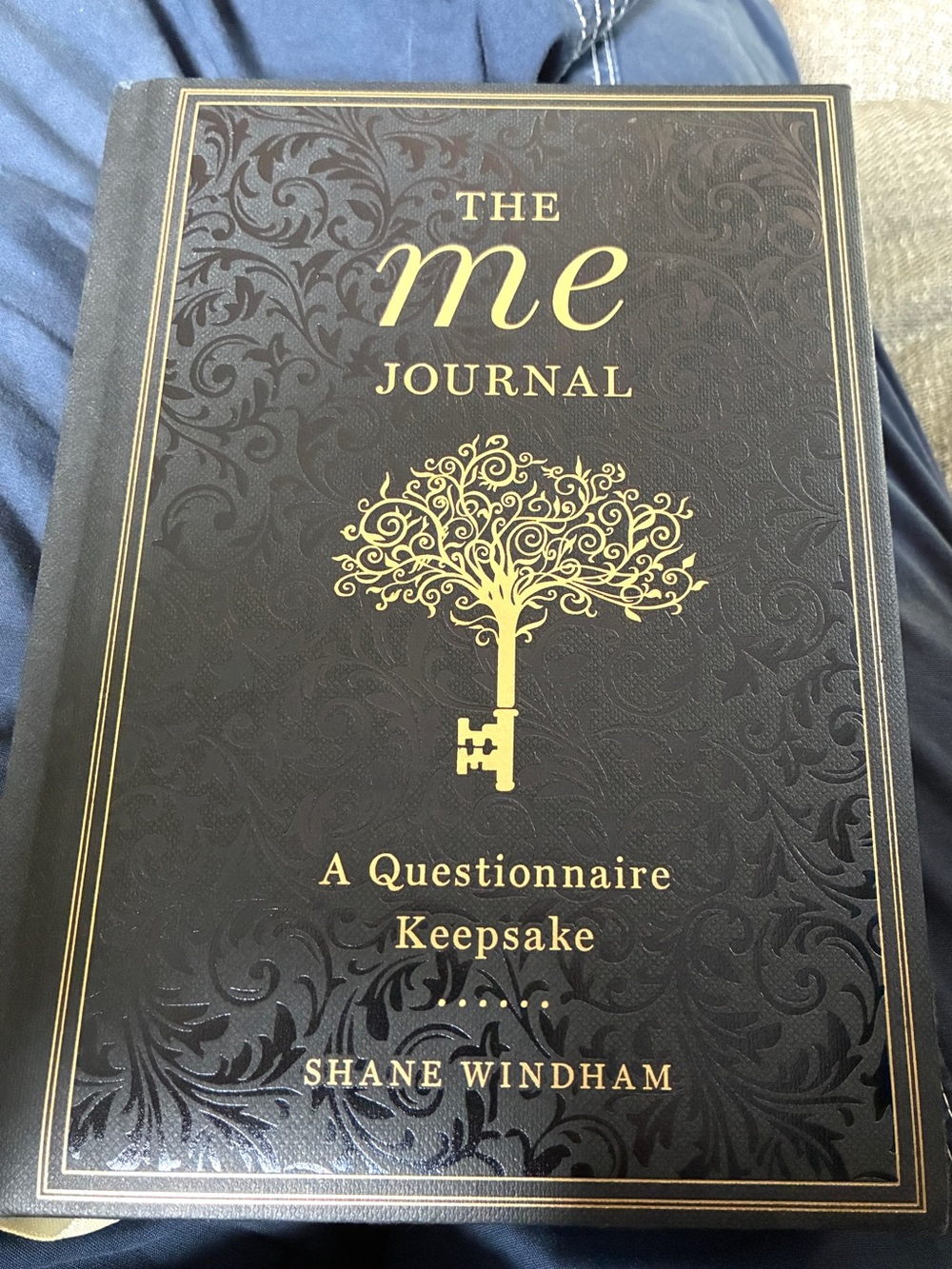 The Me Journal by - Black and Gold Keepsake